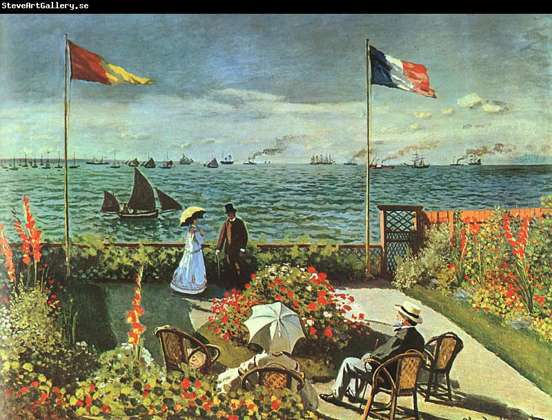 Claude Monet Terrace at St Adresse